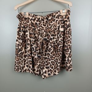 Entro Leopard Hi Rise Shorts